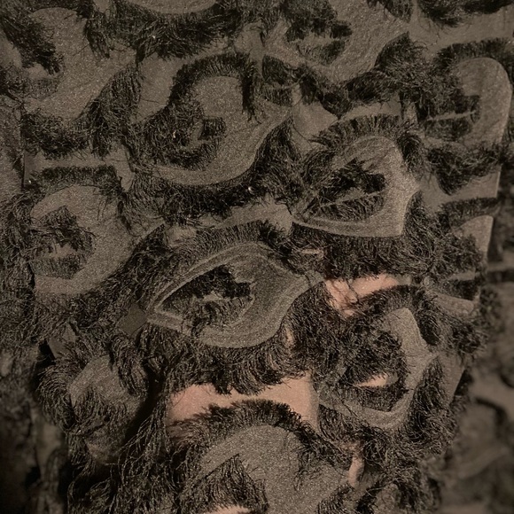 Fuzzy black blouse. - Picture 3 of 3